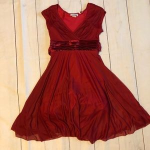 Beautiful Red Bridesmaid Dress
